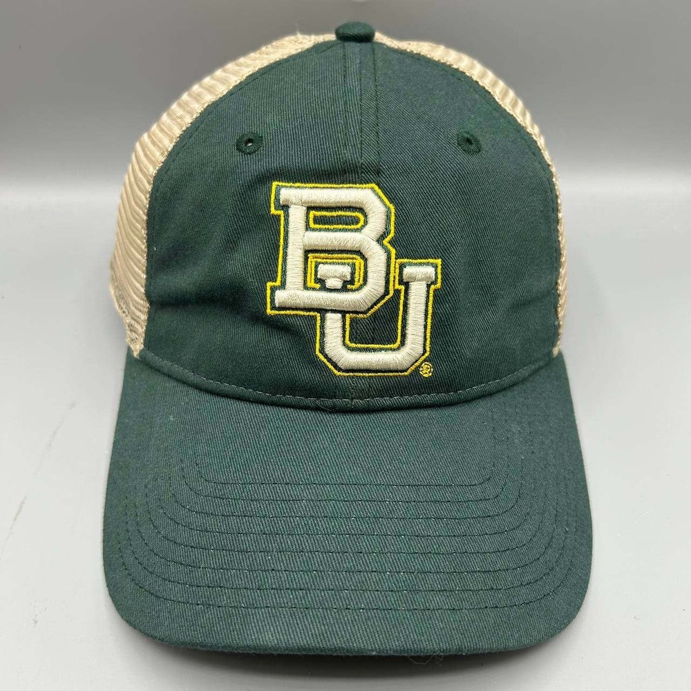 Baylor Bears Trucker Hat Men Green The Game Snap Back Cap New